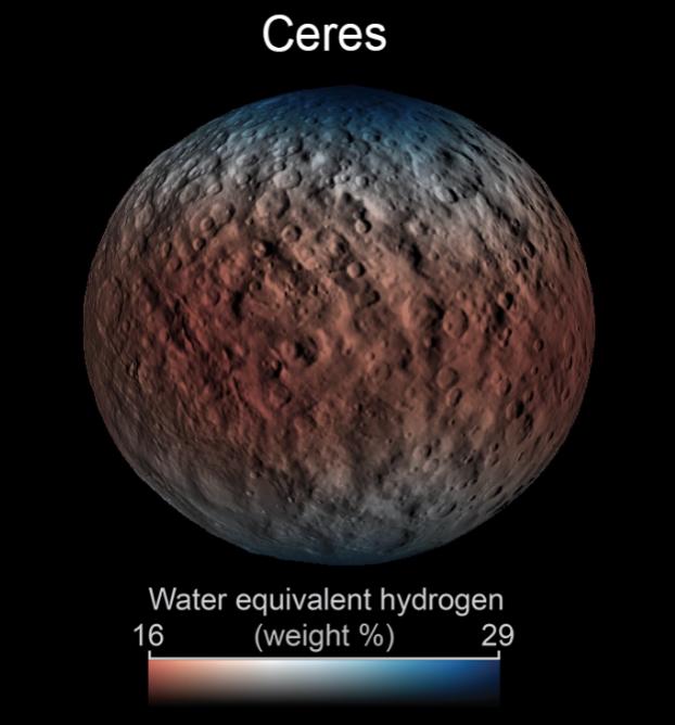 W poszukiwaniu lodu na powierzchni Ceres - Urania - Postępy Astronomii