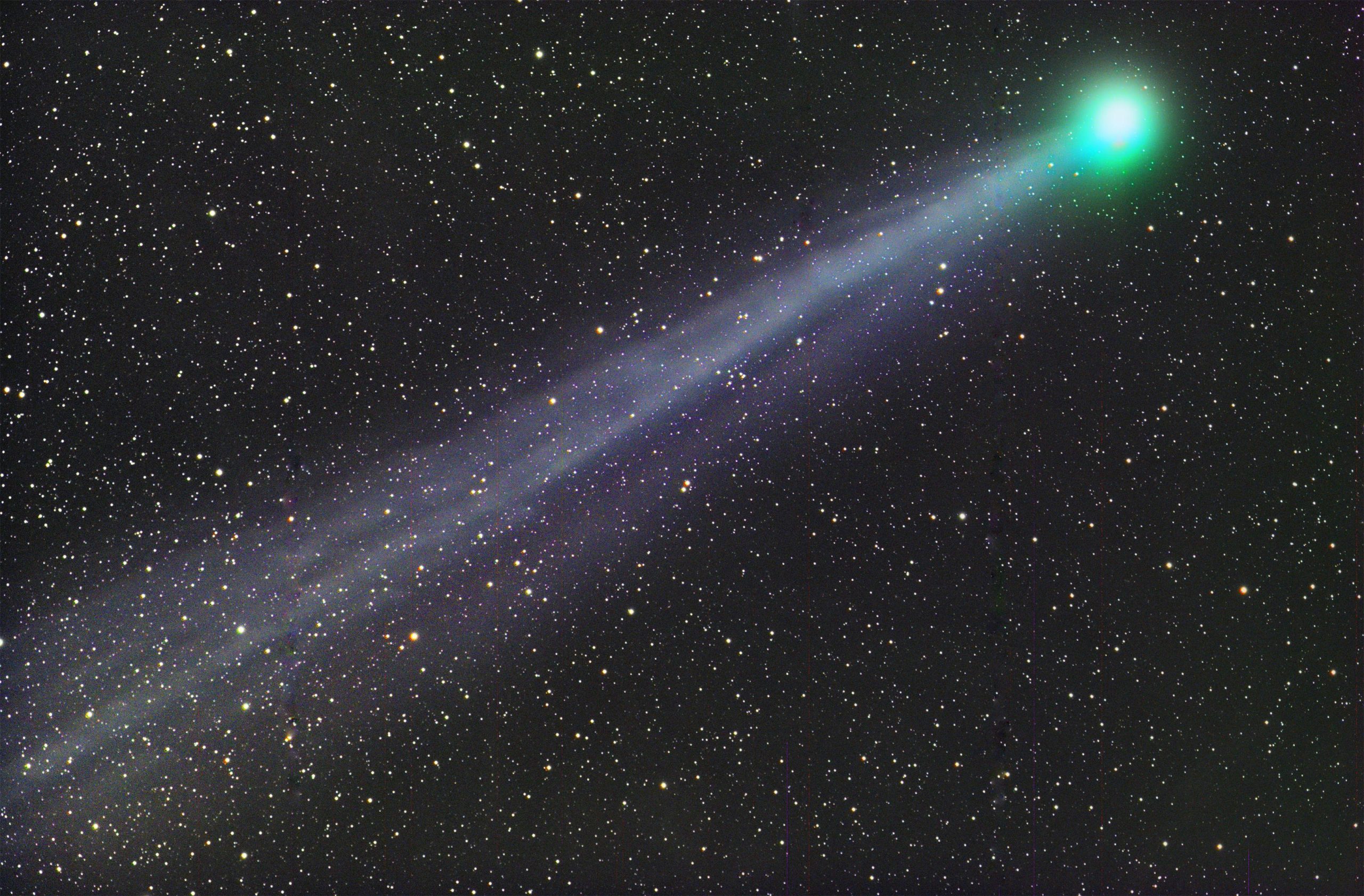 Kometa C/2014 Q2 Lovejoy nad Tuscon w Arizonie