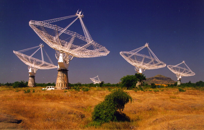 Radioteleskopy uGMRT w Indiach. (NCRA) 