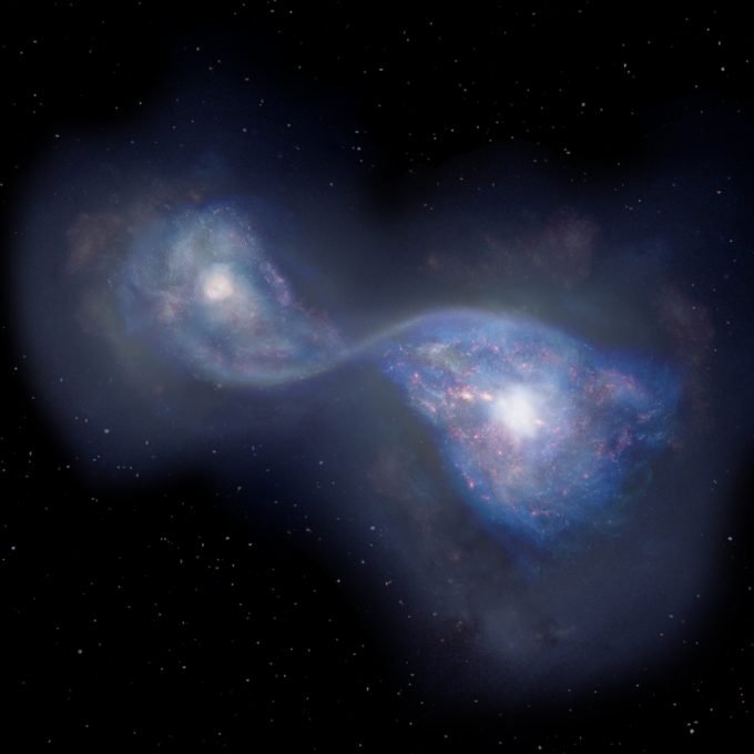 Merger galaktyczny B14-65666.