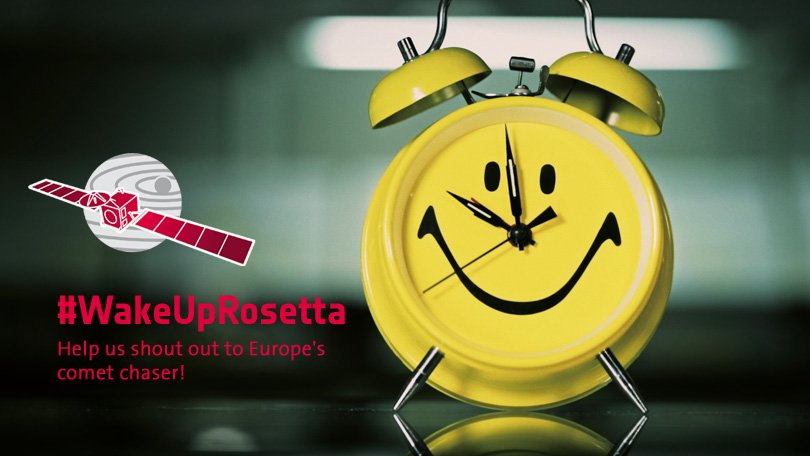 Na ilustracji: Wake up Rosetta!