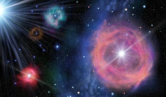 Gwiezdna skamielina: odciski supernowych powstałych z niestabilności kreacji par z bardzo masywnych pierwszych gwiazd.