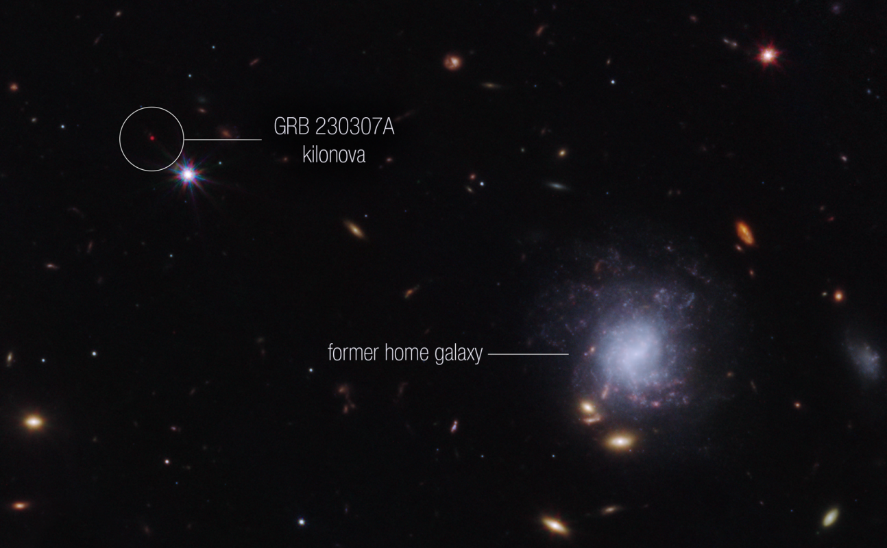Przed połączeniem gwiazdy przebyły odległość równą w przybliżeniu długości Drogi Mlecznej poza swoją macierzystą galaktyką.