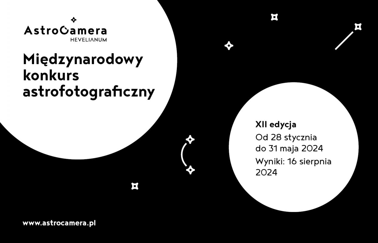 plakat konkursu Astrocamera 