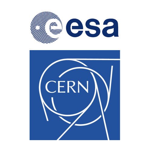 Loga ESA oraz CERN