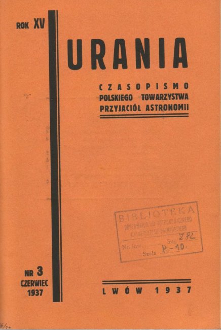 Urania nr 3/1937