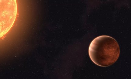 Wizja artystyczna egzoplanety K2-18b