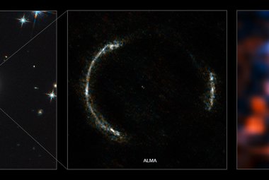 Na zdjęciu: Galaktyki gwiazdotwórcze. Źródło: ALMA