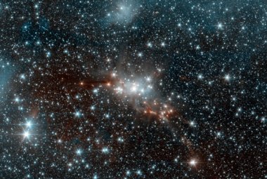 Uczenie maszynowe to metoda, która pomaga astronomom zrozumieć własności bardzo dużych zbiorów gwiazd Naszej Galaktyki. Źródło: NASA/JPL-Caltech