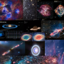 Na ilustracji: Mozaika zdjęć z Kosmicznego Teleskopu Jamesa Webba uznanych za najpiękniejsze w 2023 roku przez portal JamesWebbDiscovery. Żródło: NASA/ESA/CSA/STScI/CXC