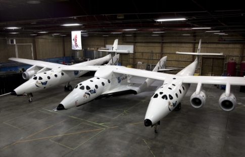 Statek SpaceShipTwo firmy Virgin Galactic mający zabierać turystów na loty suborbitalne