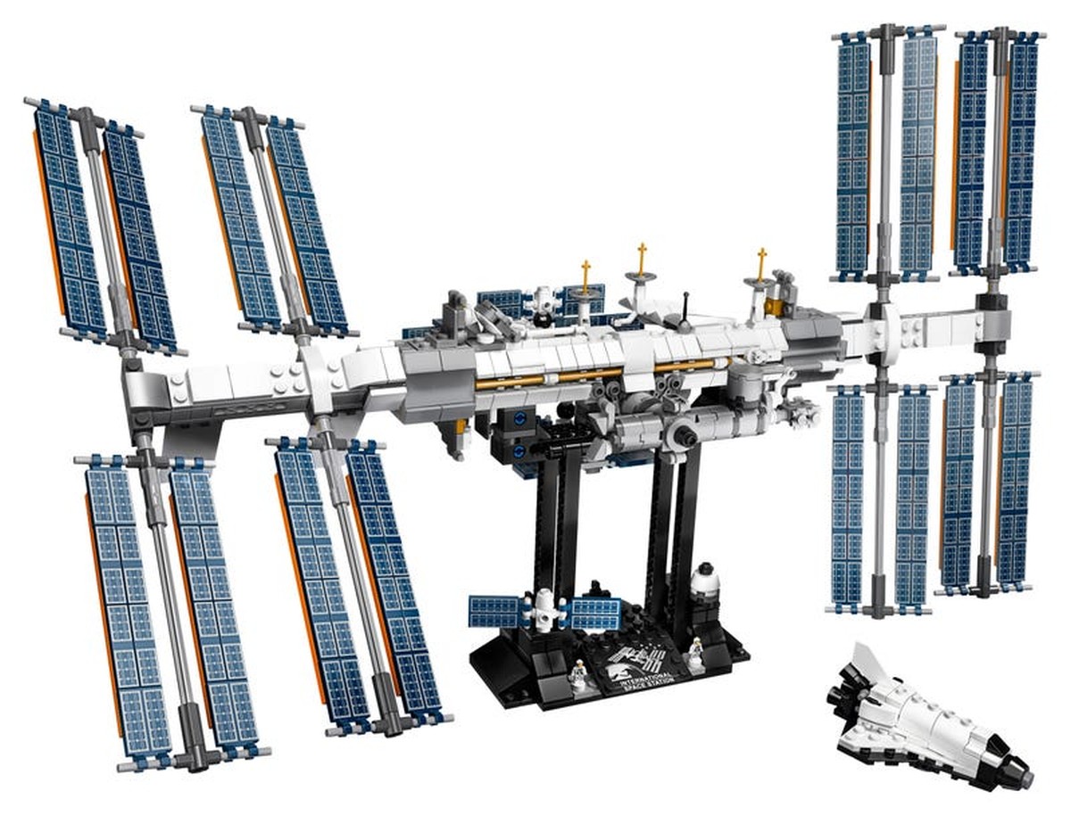 Model Międzynarodowej Stacji Kosmicznej z klocków LEGO