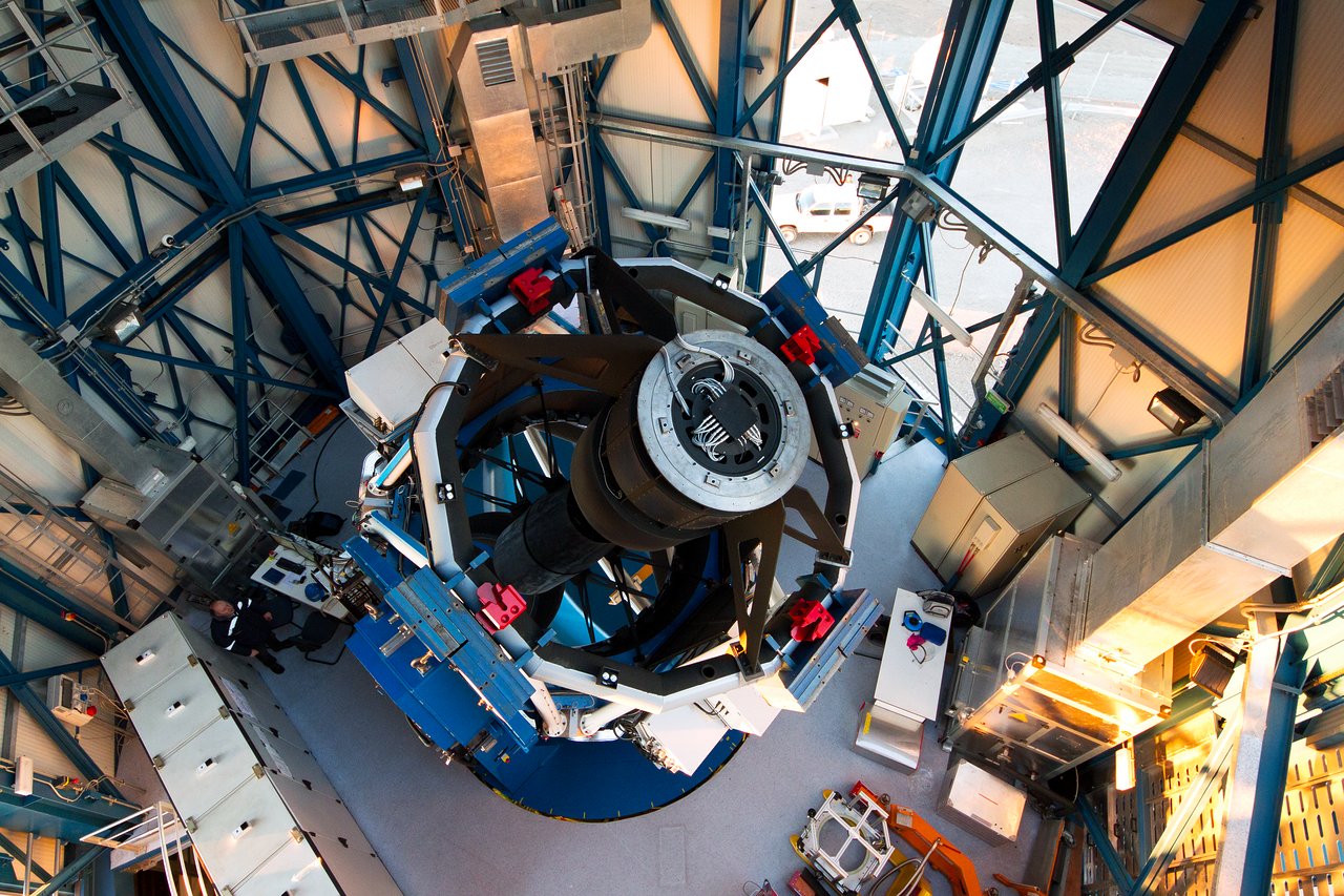 Teleskop VST (widok od góry)