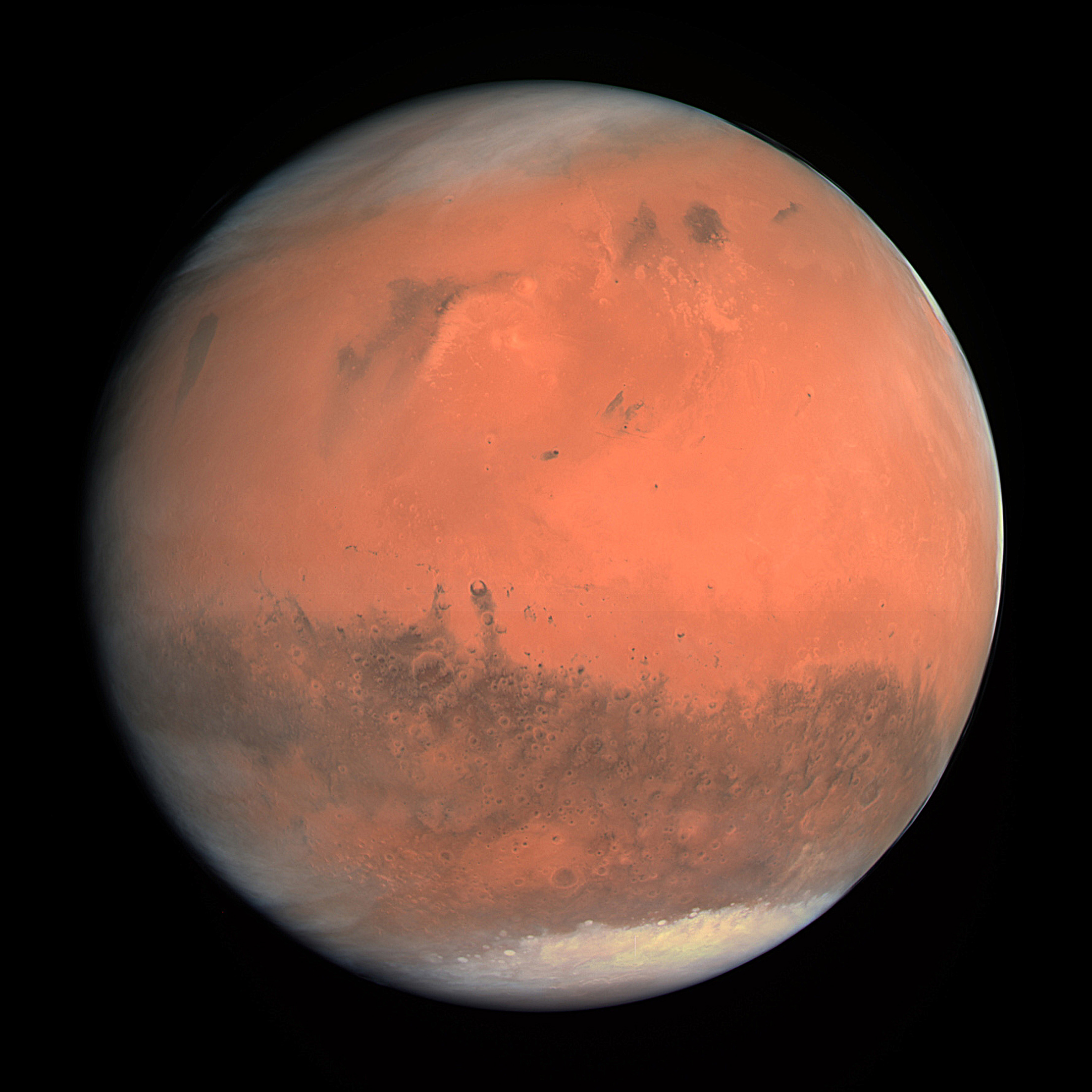 Mars w naturalnych kolorach