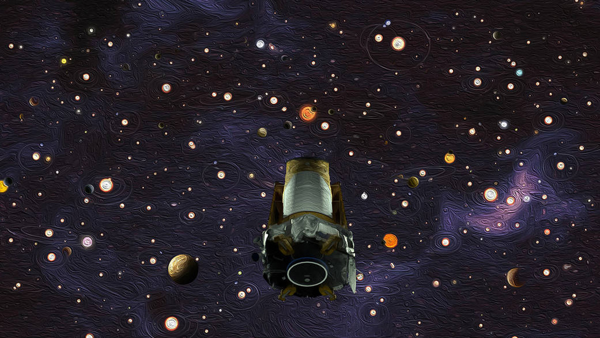 Artystyczna wizja dziedzictwa Teleskopu Kosmicznego Keplera