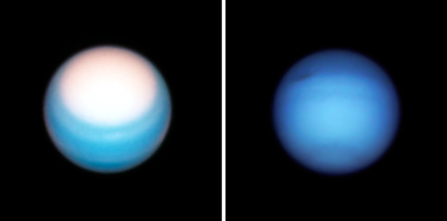 Uran i Neptun - 2021 rok, HST