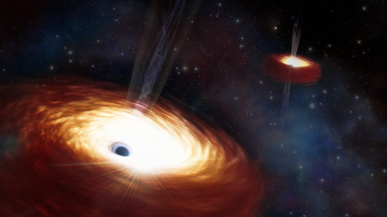 Zmierzono masę najcięższej do tej pory pary supermasywnych czarnych dziur