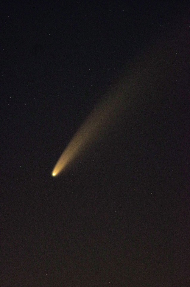  Kometa NEOWISE ponad Niepołomicami 
