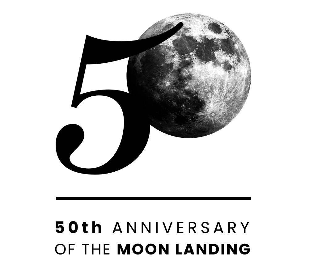 Moon Landing 50 - logo