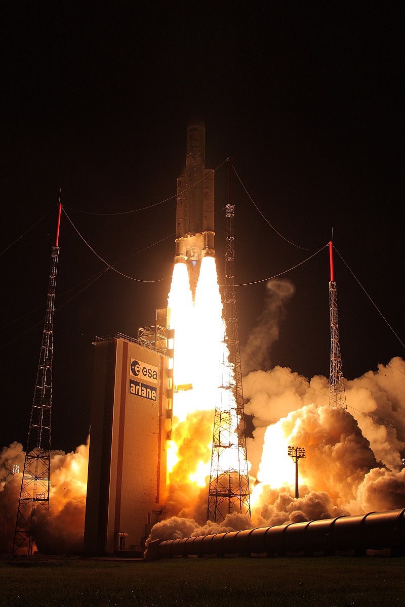  Rakieta Ariane 5 w Kourou. Źródło: DLR German Aerospace Center
