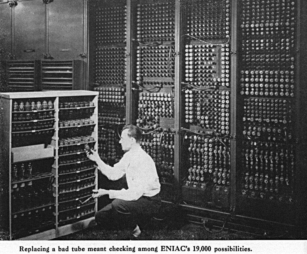 ENIAC przy pracy.