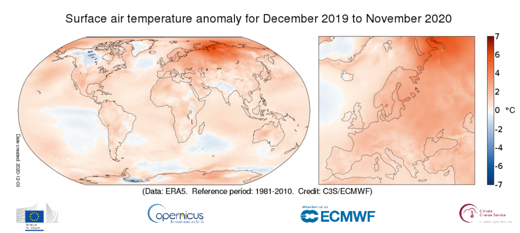 Rosnące temperatury na świecie 