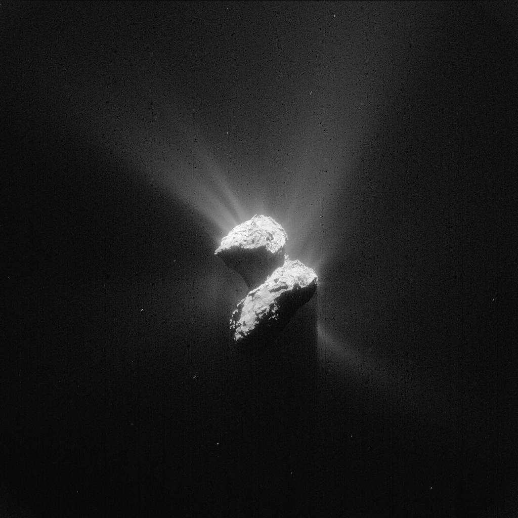 Kometa z 5. czerwca 2015 roku. Źródło: ESA/Rosetta/NavCam