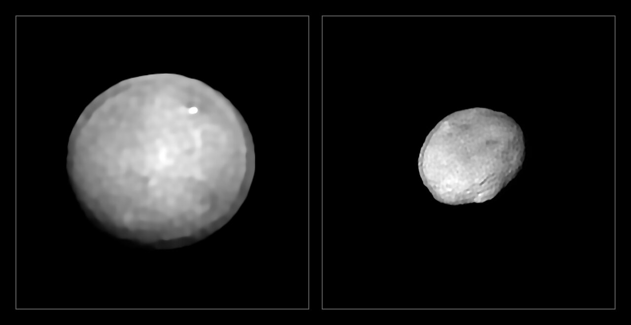 Ceres i Westa - zdjęcia z VLT