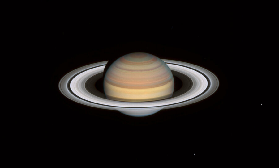 Saturn, 12 września 2021 r. Źródło: NASA, ESA, A. Simon (Goddard Space Flight Center), M.H. Wong (University of California, Berkeley), OPAL team
