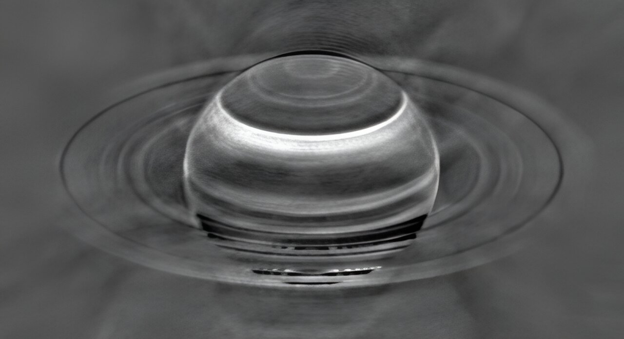 Saturn na falach radiowych