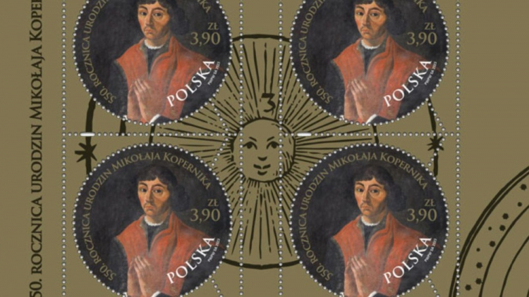 Rocznicowy znaczek z Mikołajem Kopernikiem
