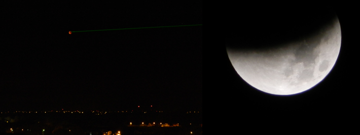 Na zdjęciu: Księżyc nad Kruszwicą. fot. Ilona Dybicz Astrobaza Kruszwica