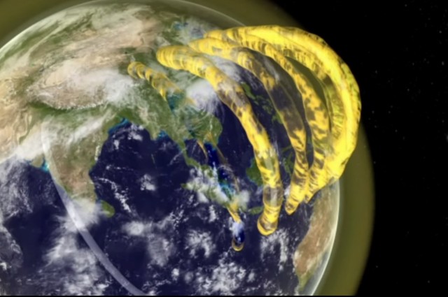 Wizja artystyczna tub plazmy w ziemskiej magnetosferze. Źródło: CAASTRO/Loi et al. 