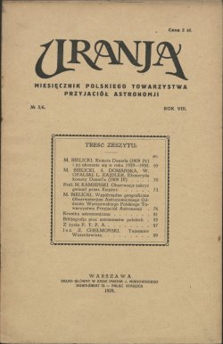 Urania nr 5-6/1929 (Uranja nr 5-6/1929)