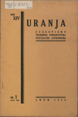 Urania nr 1/1936 (Uranja nr 1/1936)