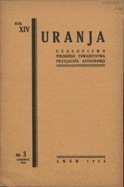 Urania nr 3/1936 (Uranja nr 3/1936)