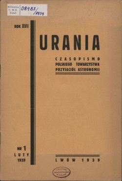 Urania nr 1/1939
