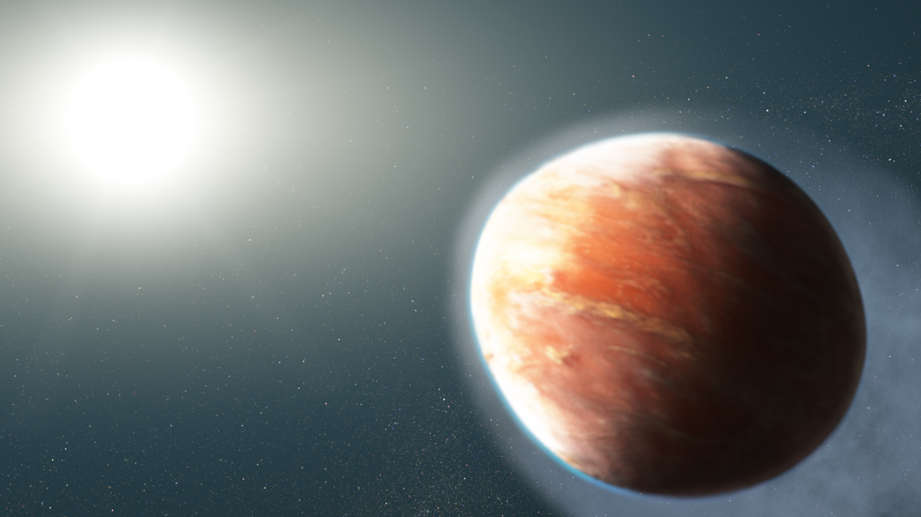 WASP-121b – daleka planeta pozasłoneczna, która intensywnie traci żelazo i magnez ze swej atmosfery.