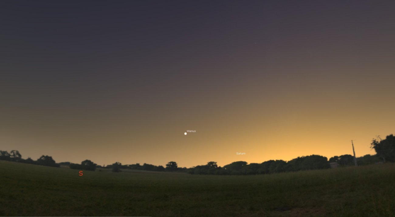 Wenus jako pierwsza gwiazdka 24.12.2019 r.
