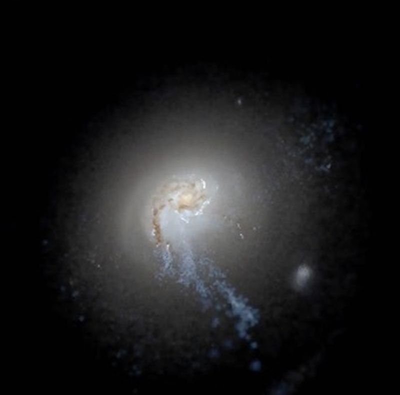 Symulowany obraz galaktyki
