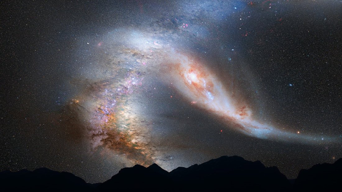 Wizja artystyczna galaktyki