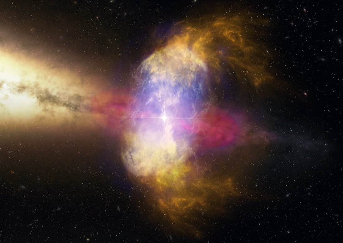 Wizja artystyczna supernowej