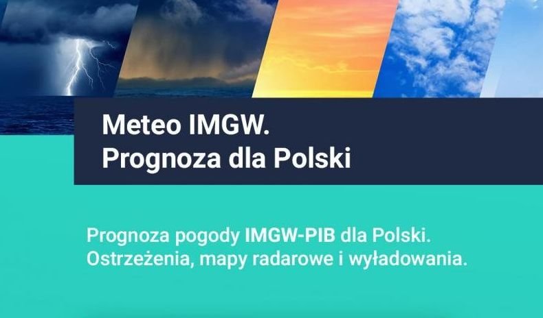 Aplikacja Meteo IMGW Prognoza dla Polski 