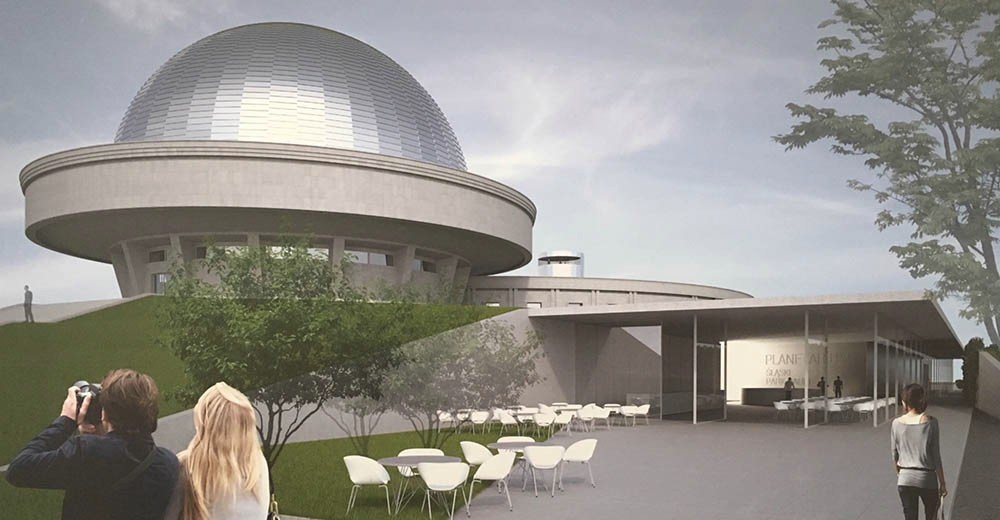 Planetarium Śląskie - wizualizacja po modernizacji