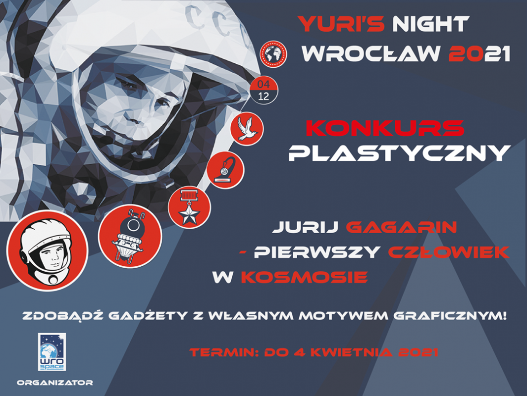 Konkurs plastyczny nt. Jurija Gagarina