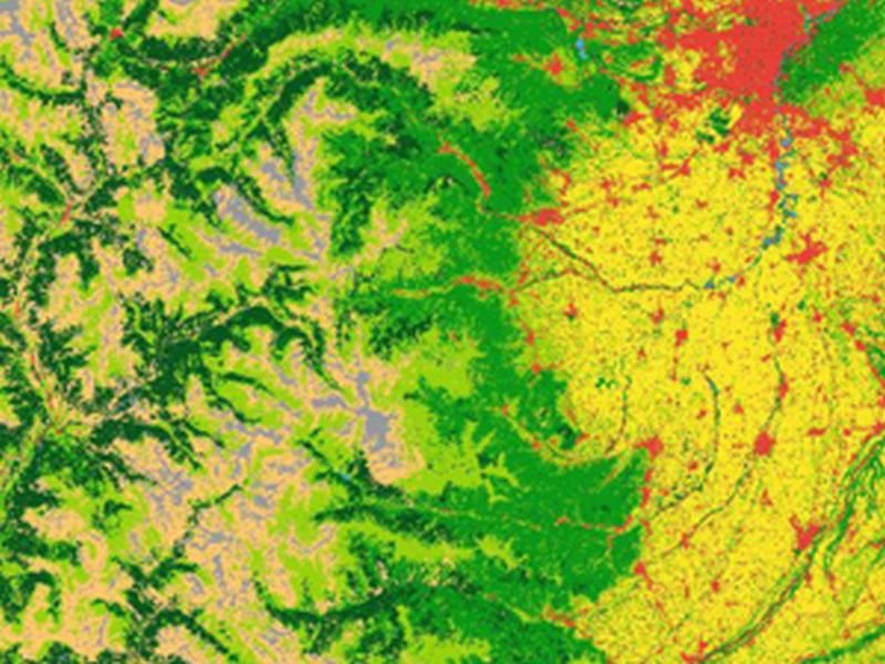 Multifraktalna analiza zobrazowań satelitarnych