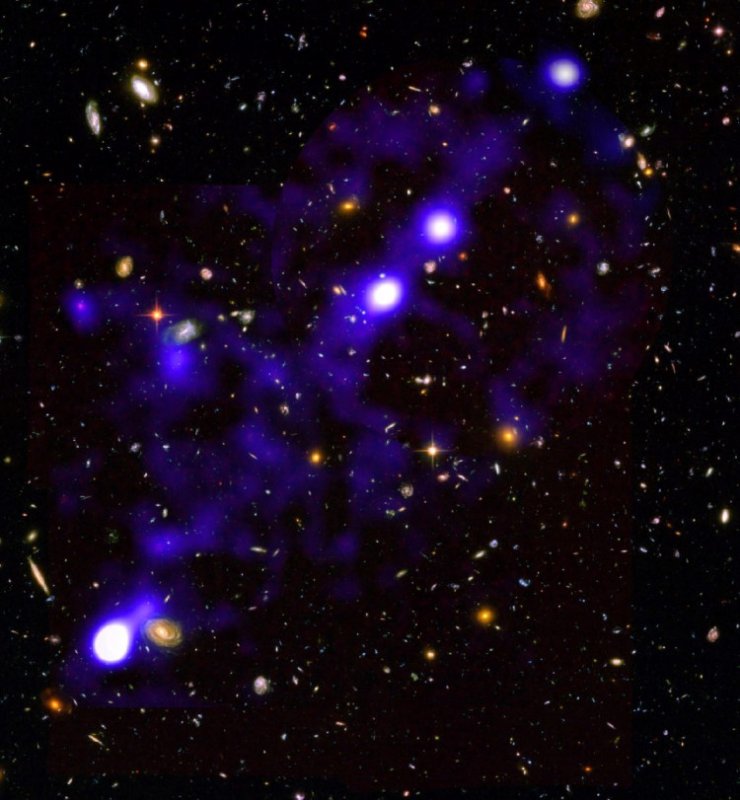 Obraz Wszechświata ok. 2 mld lat po Wielkim Wybuchu.