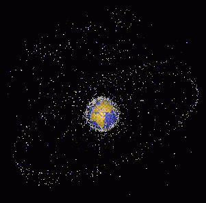Skatalogowany kosmiczny gruz w pobliżu Ziemi