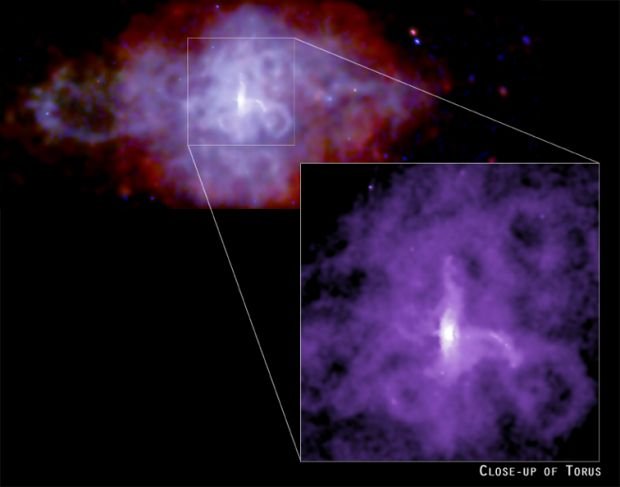  Pulsar 3C 58. Przykłady pulsarów można zobaczyć w Archiwum APOD