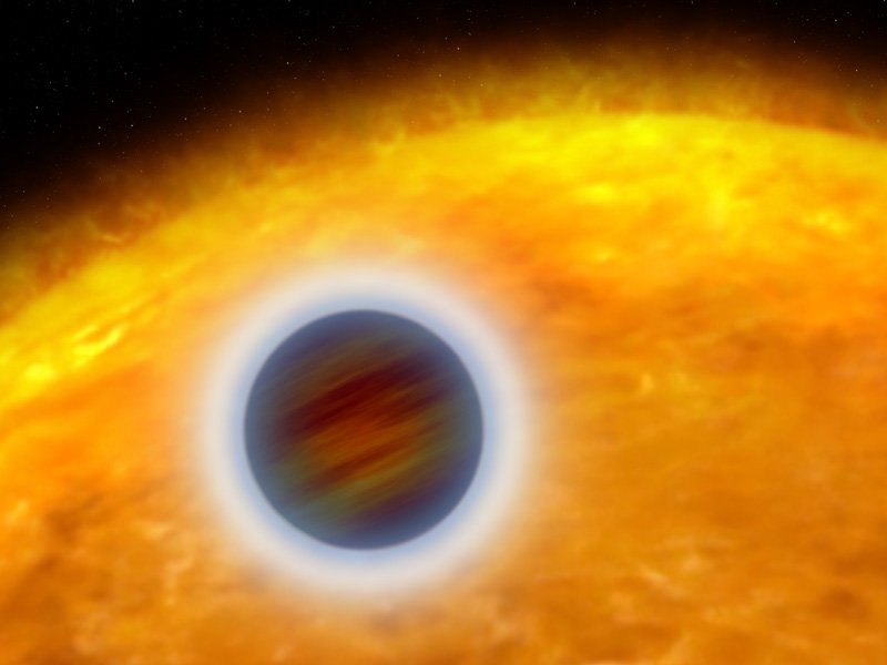 Fot. Artystyczna wizja pozasłonecznej planet źr. sciencedaily.com 